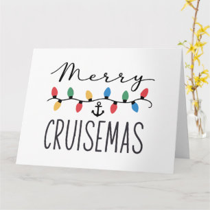 Merry Cruisemas Family Christmas Cruise Trip  Card