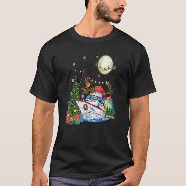 Merry Cruisemas Family Cruise Christmas 2021 Funny T-Shirt (Front)