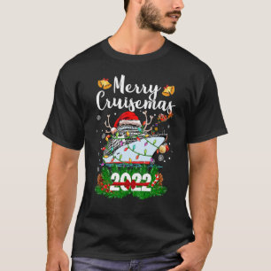 Merry Cruisemas Family Cruise Christmas 2022 Funny T-Shirt