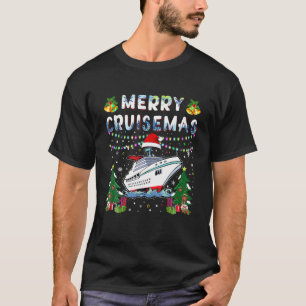 Merry Cruisemas Family Cruise Christmas 2023 Funny T-Shirt
