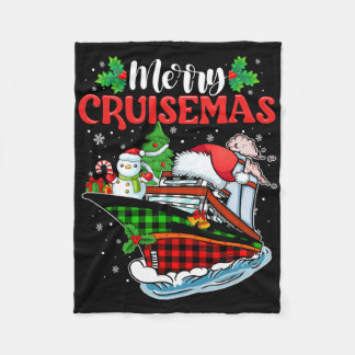 Merry Cruisemas Family Cruise Christmas Fun 1  Fleece Blanket