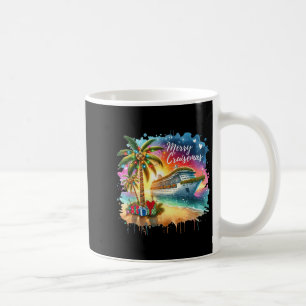 Merry Cruisemas Family Cruise Christmas Funny Boat Coffee Mug