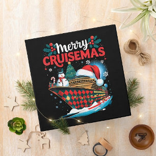 Merry Cruisemas Funny Family Christmas Binder