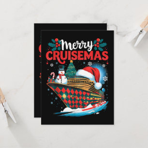 Merry Cruisemas Funny Family Christmas Invitation