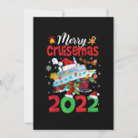 Merry Cruisemas Funny Santa Cruise Plaid Christmas Holiday Card<br><div class="desc">This is a great gift for your family,  friends during Hanukkah holiday. They will be happy to receive this gift from you during Hanukkah holiday.</div>