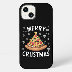 Merry Crustmas Pizza Christmas Tree Xmas Gifts iPhone 13 Case