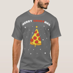Merry Crustmas Pizza Christmas Tree Xmas Gifts T-Shirt