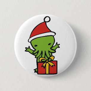 Merry Cthulmas 2 Inch Round Button