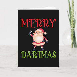 Merry Dartmas - Merry Christmas Dart Card