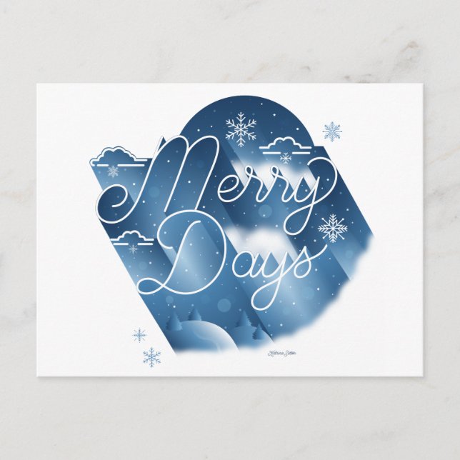 Merry Days / Postcard (Front)