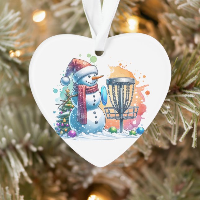 Merry Disc-mas | Disc Golf Personalized Christmas Ornament (Tree)
