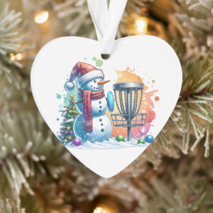 Merry Disk-mas Disk Golf Personnalisé Noël