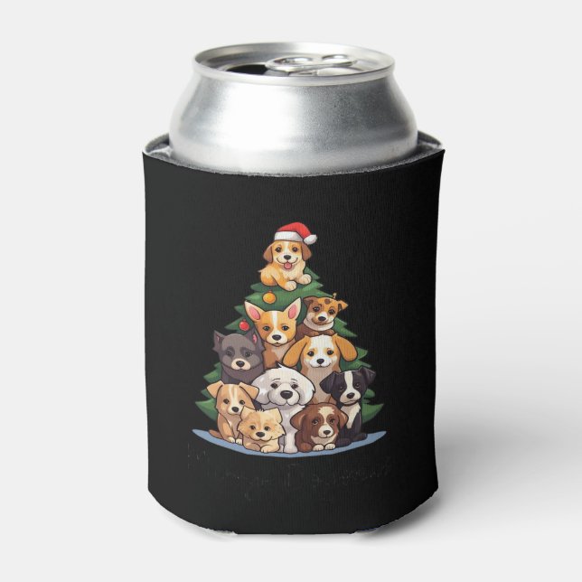 MERRY DOGMAS Oversized T-Shirt Can Cooler (Can Front)