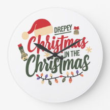 Merry DRepey Design Horloge - Unique Vacances