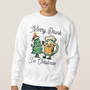 Merry Drunk Funny Christmas Sweatshirt