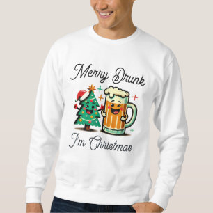 Merry Drunk Funny Christmas Sweatshirt