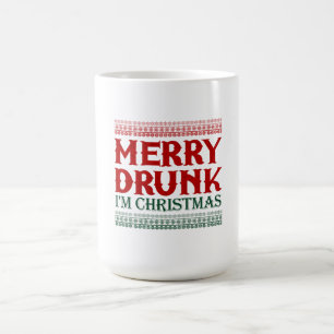 Merry Drunk I'm Christmas Gift Idea For Christmas Coffee Mug