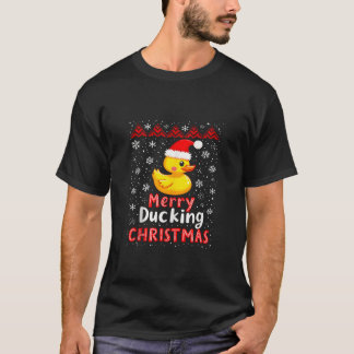 Merry Ducking Christmas Ugly Duck Christmas Sweate T-Shirt
