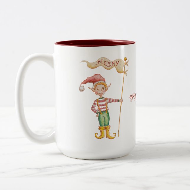 Merry Elf Cup of Cheer mug (Gauche)