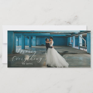 Merry Everything Christmas Holiday Greeting Card