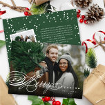 Merry Everything Classic Script Modern Photo Holiday Card<br><div class="desc">Merry Everything In A Classic And Modern Calligraphy Script Christmas Or Holiday Photo Card. Modern holiday or christmas photo card featuring a single full bleed photo in a simple layout with front and back design. Designed by fat*fa*tin. Easy to customize with your own text, photo or image. For custom requests,...</div>