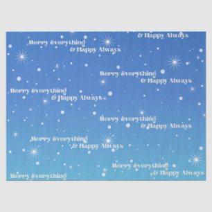 Merry Everything Happy Always Holiday Tissue Paper