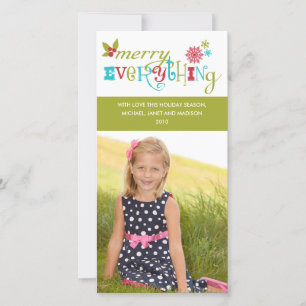 Merry Everything - Multi Cultural Holiday Card