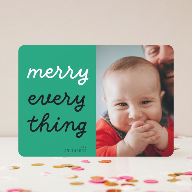 merry everything photo holiday card (Creator Uploaded)