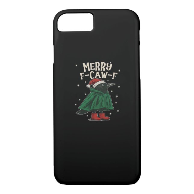 Merry F-Caw-F Case-Mate iPhone Case (Back)
