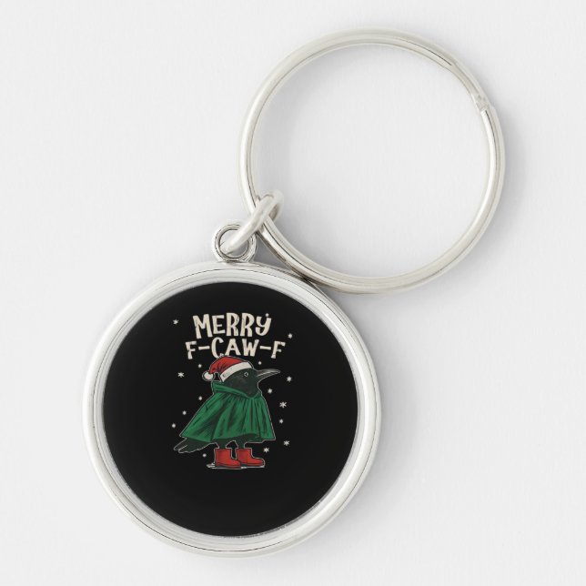 Merry F-Caw-F Keychain (Front)