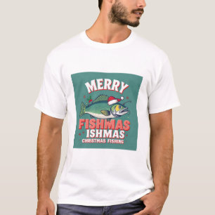 Merry Fishmas – Christmas Fishing T-Shirt