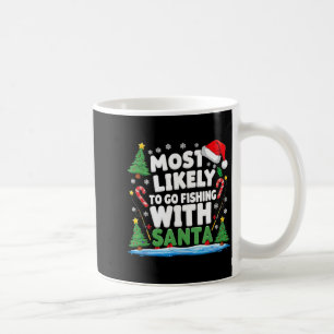 Merry Fishmas Funny Fish Santa Bigfoot Christmas F Coffee Mug