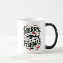 Merry Fishmas Funny Fishing Christmas Design
