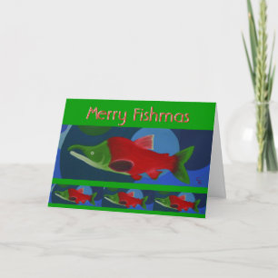 Merry Fishmas Holiday Card