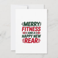 Merry Fitness and Happy New Rear Fitness Christmas