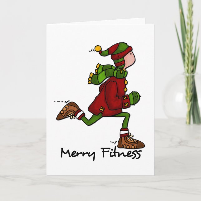 merry fitness holiday card (Front)