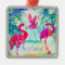 Merry Flamingo Ornament