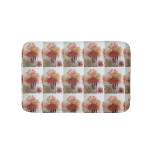 **MERRY FLORAL MODERN CHRISTMAS** BATH MAT
