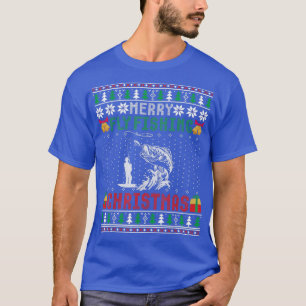 Merry Fly Fishing Christmas Ugly Xmas Sweater Gift