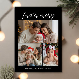 Merry Forever – Festive Family Frame Holiday Card