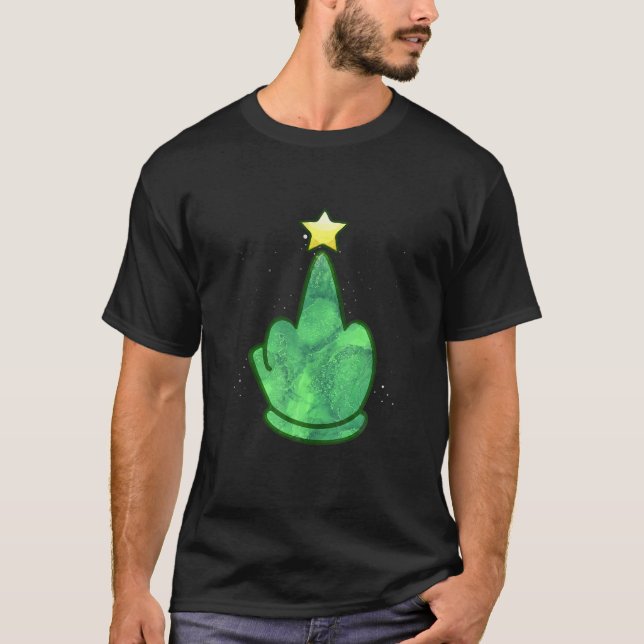 Merry Frickin Christmas FUNNY Xmas T-Shirt (Front)