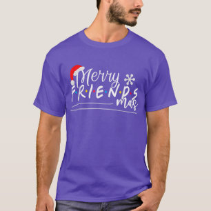 Merry Friendsmas Friends Christmas Matching Group T-Shirt