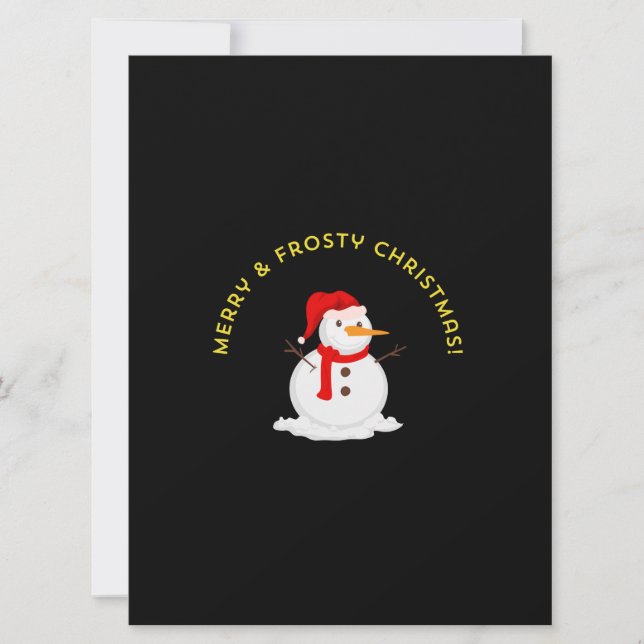 Merry & Frosty Christmas Card (Front)