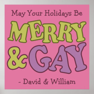 Merry & Gay custom poster