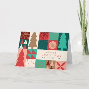 Merry Geometric Christmas - Modern Holiday