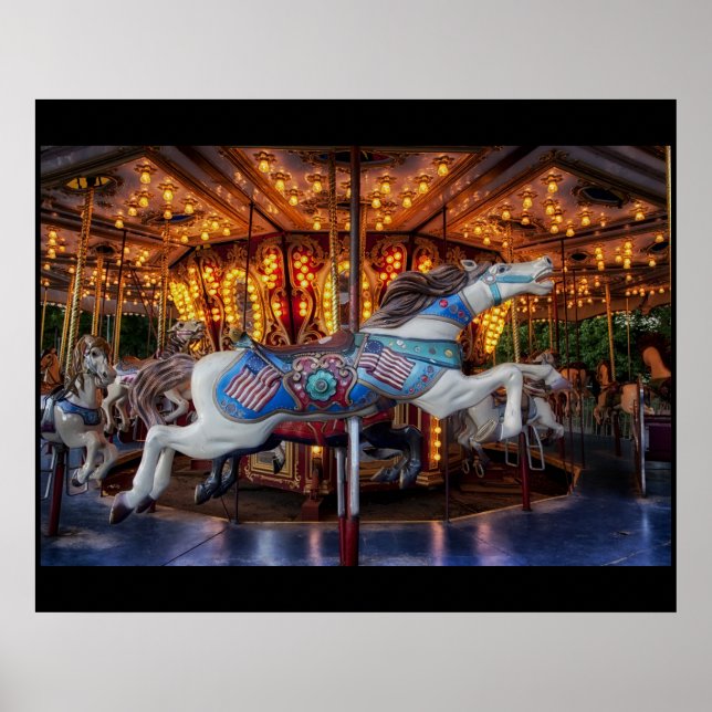 Merry-Go-Round Carousel Poster (Front)