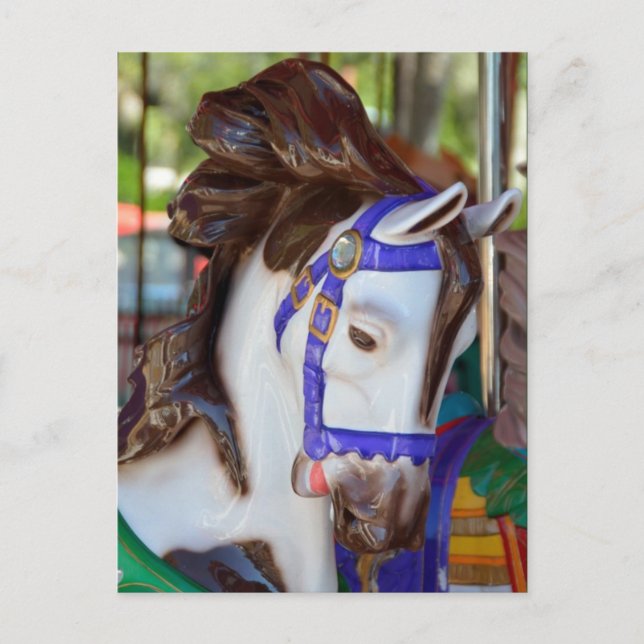 Merry-Go-Round horse Postcard (Front)