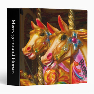 Merry-go-round Horses (1.5in) Binder