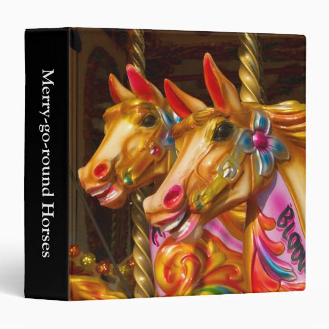 Merry-go-round Horses (1.5in) Binder (Front/Spine)