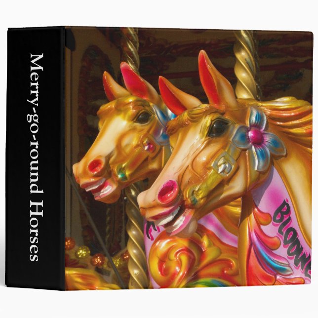 Merry-go-round Horses (2in) Binder (Front/Spine)